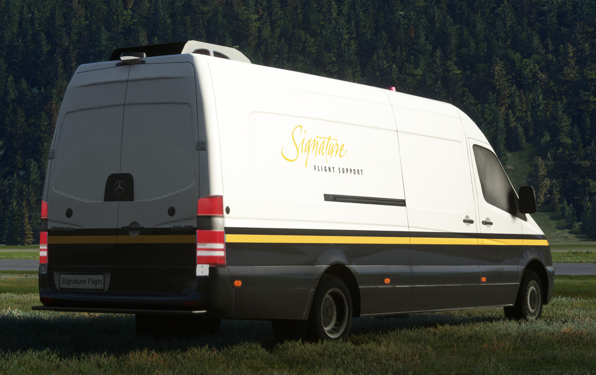 FBO Maintenance van and blank stairs - PMDG Ground Service Equipment Retexture - Image 1