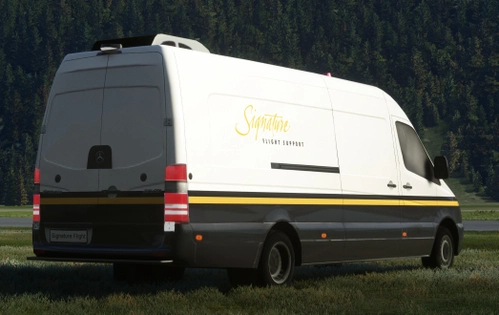 FBO Maintenance van and blank stairs - PMDG Ground Service Equipment Retexture