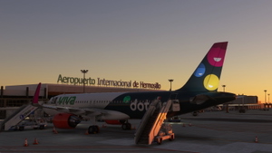 FBW A32NX Viva Aerobus (XA-VIU / Doters Livery) thumbnail 5