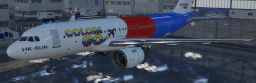 [A32NX] FBW ColomGO_HK-BUN (imaginary) A320