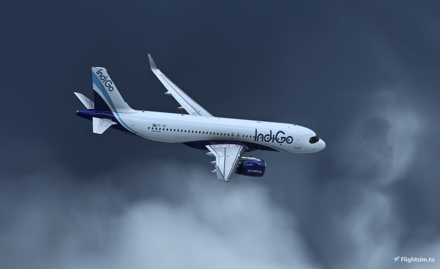 [A32NX] [FBW] INDIGO AIRLINES [8K] No Text Mirroring (Fictional) - Image 1