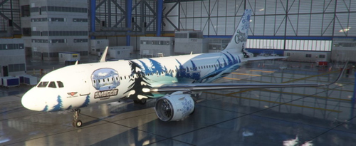 [A32NX] FBW Smoggy Gaming Xmas livery