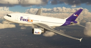 FedEx / Federal Express "N810FD" IniBuilds A310-300 P2F thumbnail 9