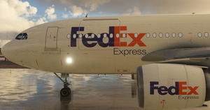 FedEx / Federal Express "N810FD" IniBuilds A310-300 P2F thumbnail 4