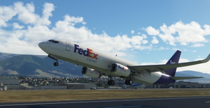 FedEx / Federal Express PMDG B737-800BCF thumbnail 7