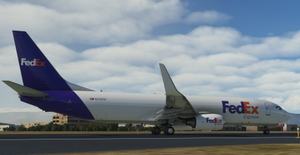 FedEx / Federal Express PMDG B737-800BCF thumbnail 2