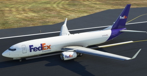 FedEx / Federal Express PMDG B737-800BCF thumbnail 3