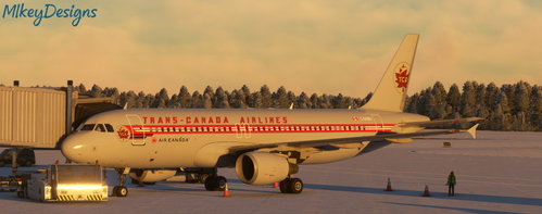 Fenix A320 | Air Canada TCA Retro Livery C-GNBN