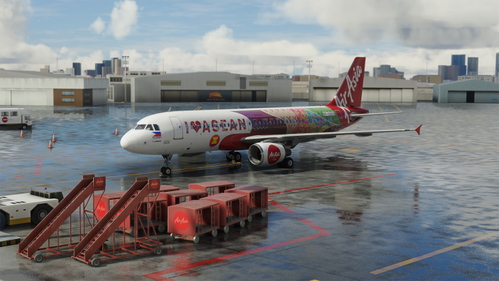 Fenix A320 Air Asia (ASEAN) with Cabin Interior (RP-C8974) 8K & 4K.