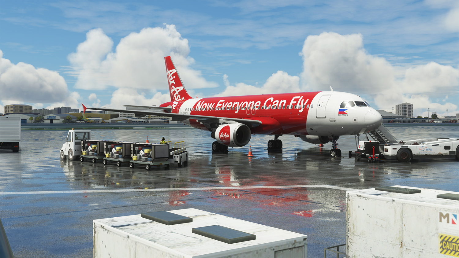 Fenix A320 Air Asia (NECF) with Cabin Interior (RP-C8976) 8K & 4K