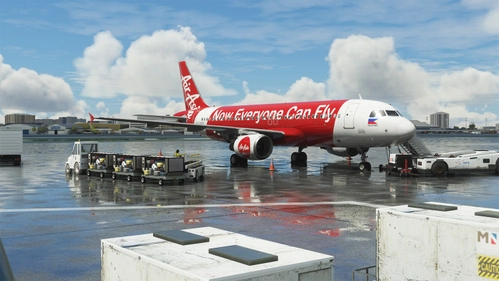 Fenix A320 Air Asia (NECF) with Cabin Interior (RP-C8976) 8K & 4K.