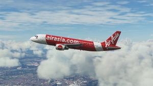 Fenix A320 Air Asia with Cabin Interior (RP-C8189) 8K & 4K. thumbnail 6