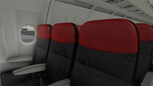 Fenix A320 Air Asia with Cabin Interior (RP-C8189) 8K & 4K. thumbnail 9