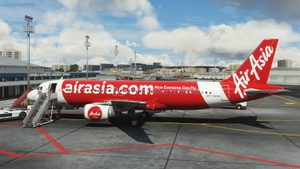 Fenix A320 Air Asia with Cabin Interior (RP-C8189) 8K & 4K. thumbnail 2