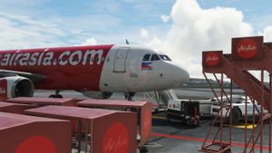 Fenix A320 Air Asia with Cabin Interior (RP-C8189) 8K & 4K. thumbnail 5