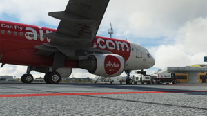 Fenix A320 Air Asia with Cabin Interior (RP-C8189) 8K & 4K. thumbnail 3
