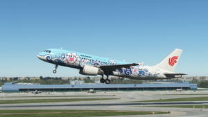Fenix A320 Air China Purple Peony Blue B-3479 thumbnail 2
