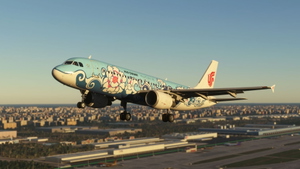 Fenix A320 Air China Purple Peony Blue B-3479 thumbnail 1