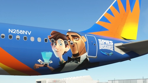FENIX A320 Allegiant 'Spies in Disguise' Special Livery | N258NV