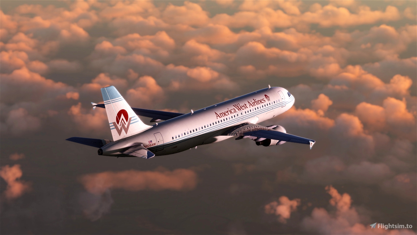 Fenix a320 America West Airlines - Retro for Microsoft Flight Simulator ...