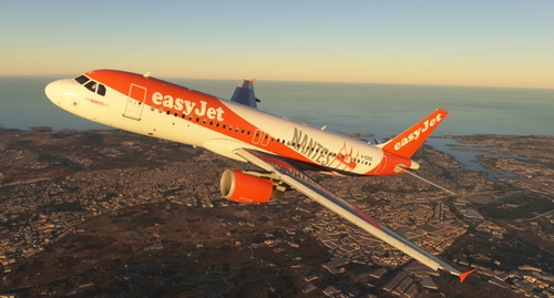 [FENIX A320] | Easyjet G-EZUC 'NANTES' Livery |  [8K] Cabin Seats