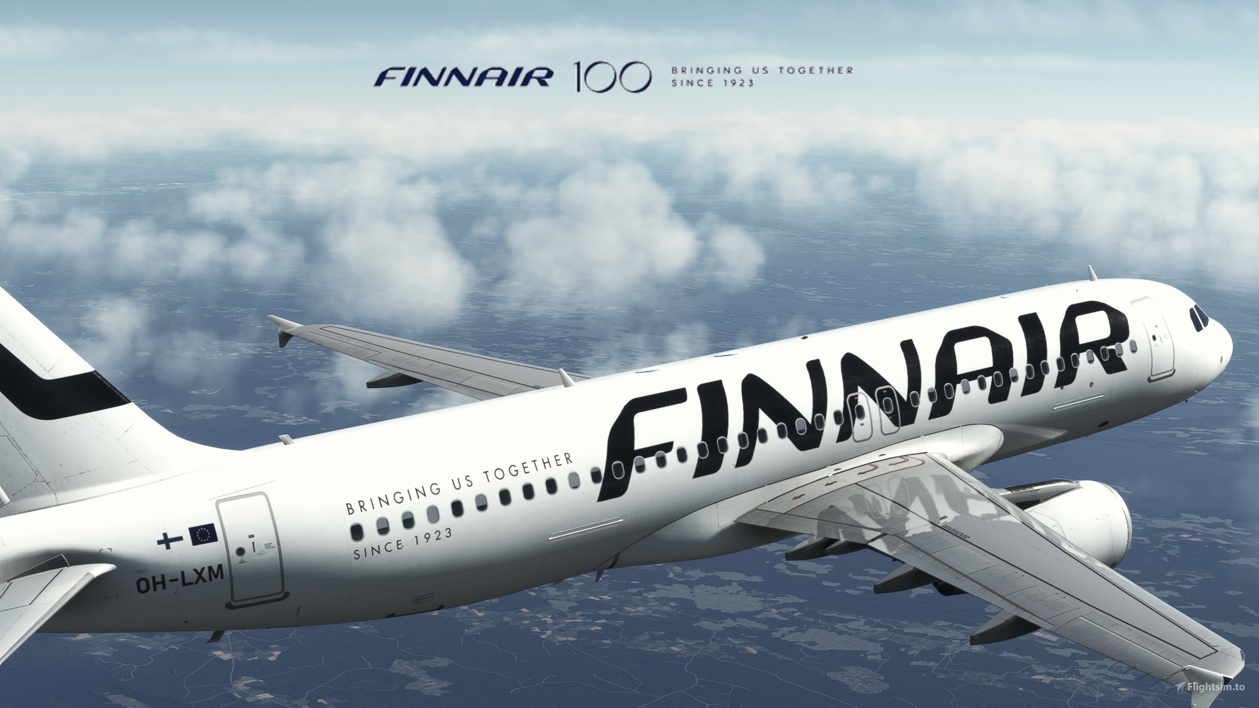 Fenix A320 v2 FINNAIR OH-LXM FINNAIR 100 anniversary  A320-214, CFM [4K+8K] + Cabin - Image 1