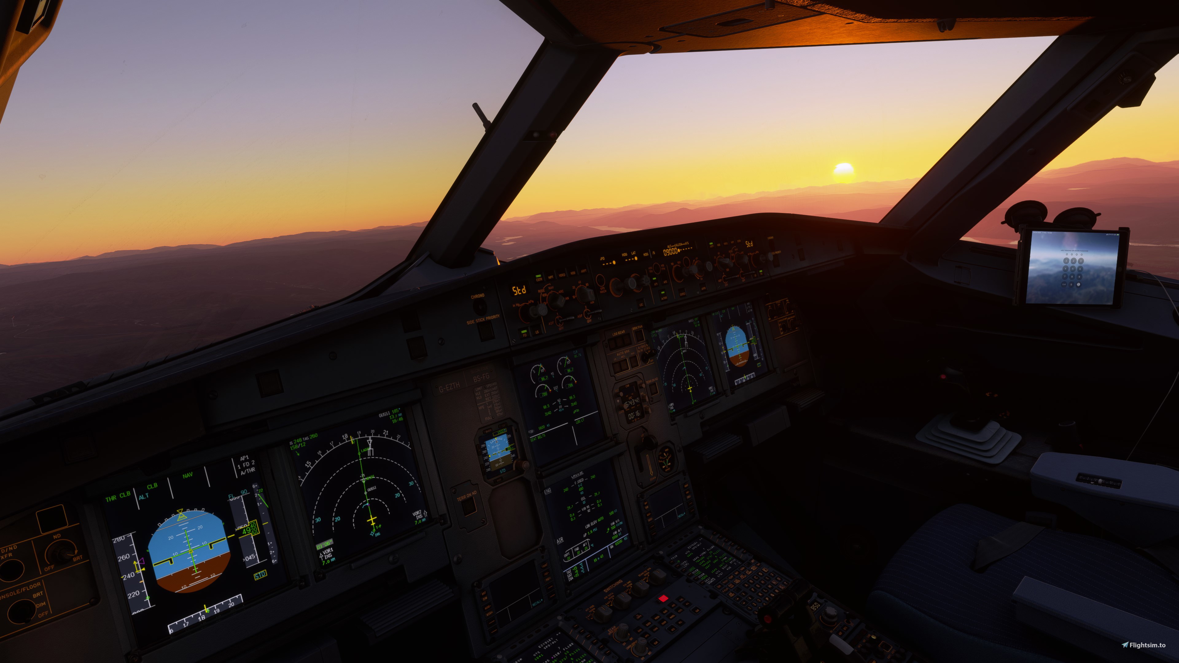 Fenix A320 Flightdeck and Cabin Views - Image 1