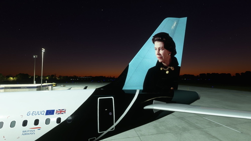 Fenix A320 G-EUUQ - British Airways "Tribute to Her Majesty the Queen" [Fictional]