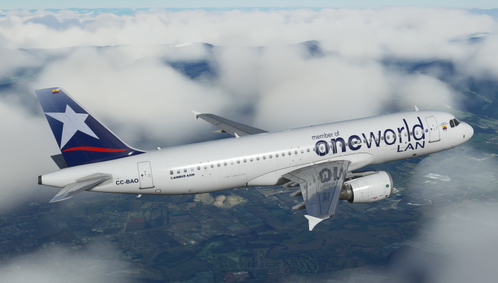 Fenix A320 LAN Airlines CC-BAO "One World"(Block 2)