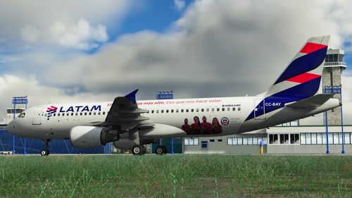 Fenix A320 LATAM Airlines CC-BAY "Selección Chilena"