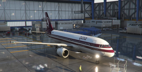 Fenix A320 Qatar Airways 25th Anniversary Retro Livery (with cabin Interior)