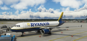 Fenix A320 Ryanair Concept Livery with new interior colours thumbnail 2