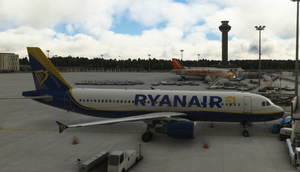 Fenix A320 Ryanair Concept Livery with new interior colours thumbnail 6
