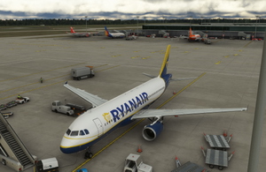 Fenix A320 Ryanair Concept Livery with new interior colours thumbnail 7