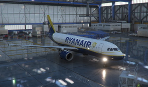 Fenix A320 Ryanair Concept Livery with new interior colours thumbnail 1
