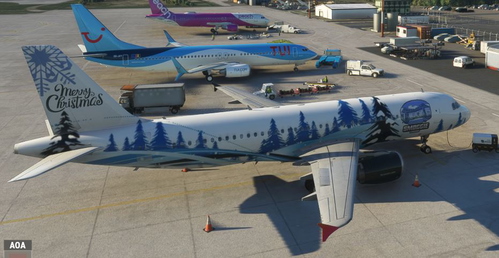 Fenix A320 Smoggie Christmas 2022 livery