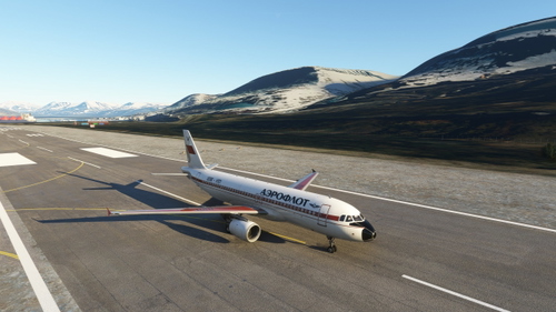 Fenix A320 USSR Polar Retro Livery 8К and 4K