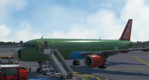 Fenix A320CEO Unfinished Airbus Easyjet Livery