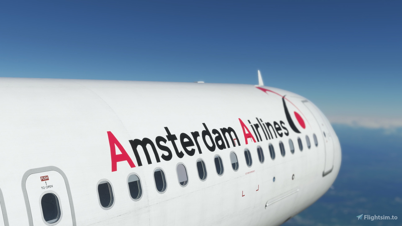 Fenix Airbus A320 Amsterdam Airlines | 4K for Microsoft Flight ...