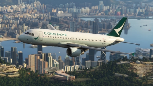 Fenix A320 IAE Cathay Pacific B-HPB 8K & 4K