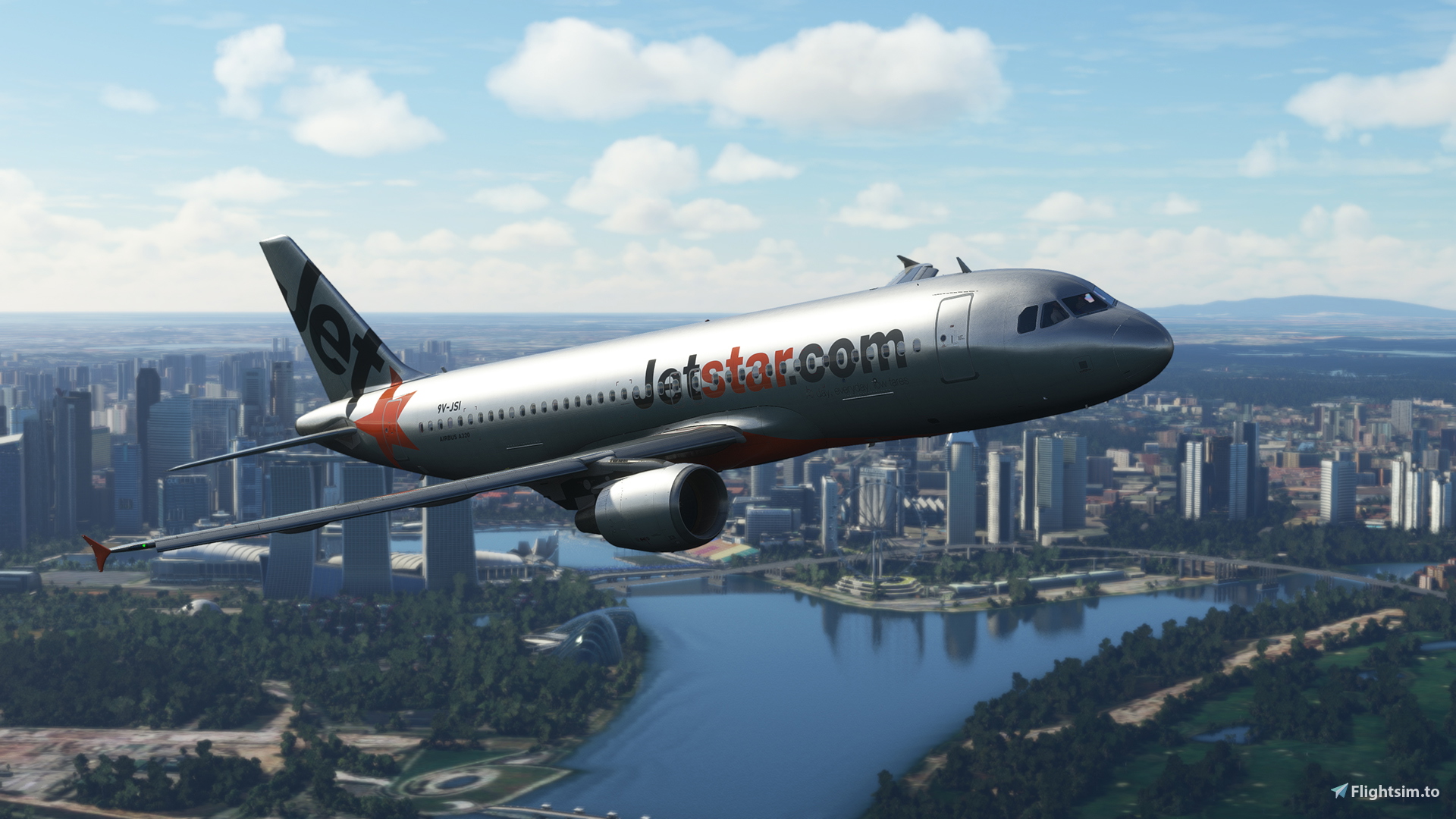 Fenix A320 IAE Jetstar Asia Sharklets & Wingtip Fences Pack - Image 1