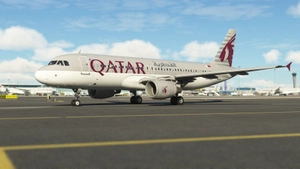 Fenix A320 IAE Qatar Airways A7-AHA 8K & 4K thumbnail 2