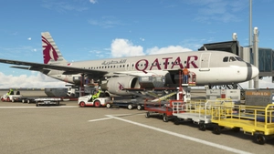 Fenix A320 IAE Qatar Airways A7-AHA 8K & 4K thumbnail 4