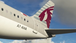 Fenix A320 IAE Qatar Airways A7-AHA 8K & 4K thumbnail 3