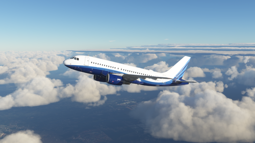 Fictional Private Airbus A319 (N852RH)
