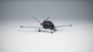 Flight FX – Cirrus SF50 Vision Jet G2 Fictional Blue Chrome Livery thumbnail 2