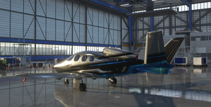 Flight FX – Cirrus SF50 Vision Jet G2 Fictional Blue Chrome Livery thumbnail 1