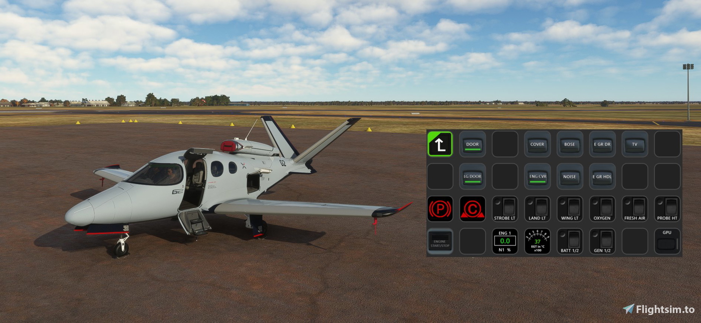 Flight Simulator Script FlightFX Cirrus SF50 Vision AAO Scripts & StreamDeck XL Profile ...