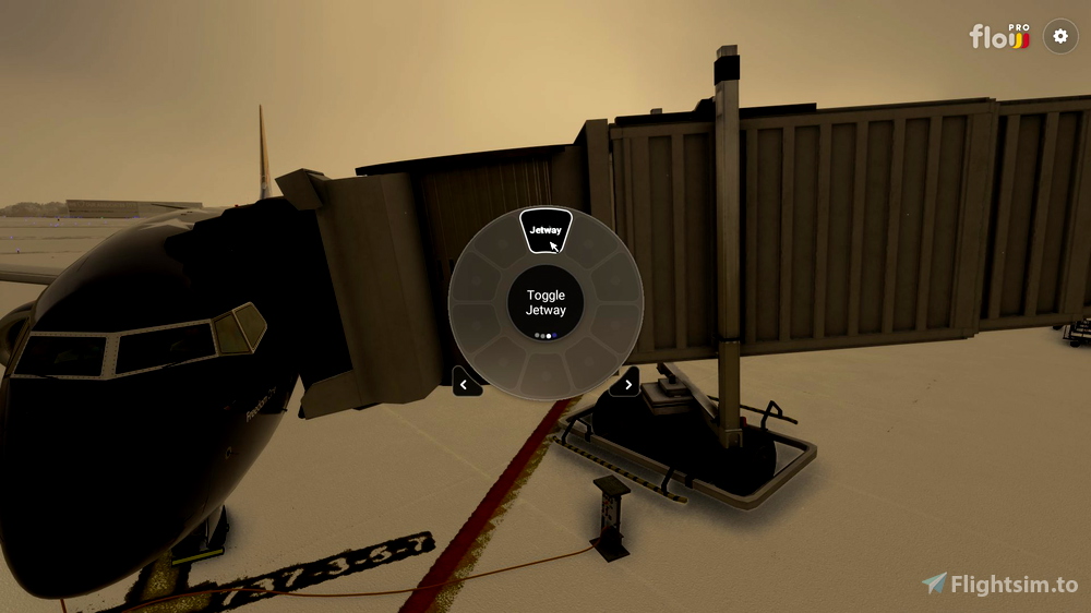 Flow Toggle Jetway for Microsoft Flight Simulator | MSFS
