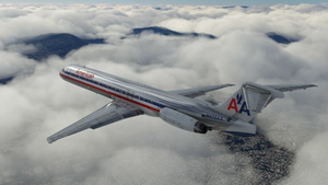 [Fly the Maddog X] American Airlines McDonnell Douglas MD-82 (Bare clean metal). thumbnail 11